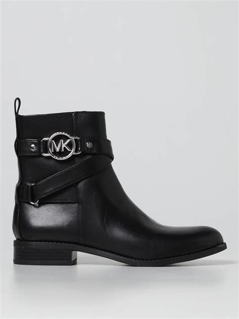 michael kors flat ankle boots